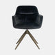 Mila - Dining Chair In Antraciet Velvet