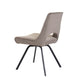 Nova - Swivel Dining Chair With 'A' Black Metal Leg In Fabric Grade 1