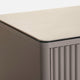 Otello - TV Cabinet In Beige With Salt White Ceramic Top