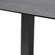 70 x 70 cm Bar Table Grey Ceramic