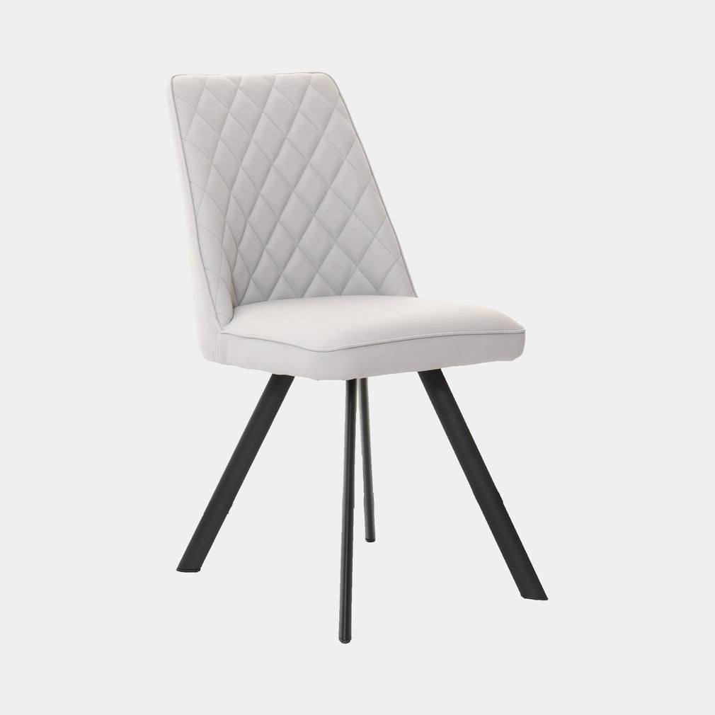 Pietro - Dining Chair PU Light Grey