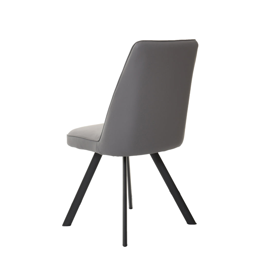 Pietro - Dining Chair PU Dark Grey