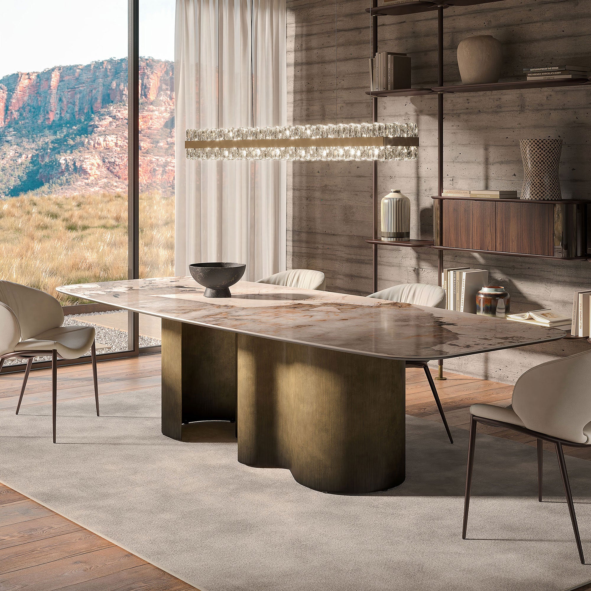 Cattelan Papel - Dining Table In Premium Keramik 240 x 120cm Sag