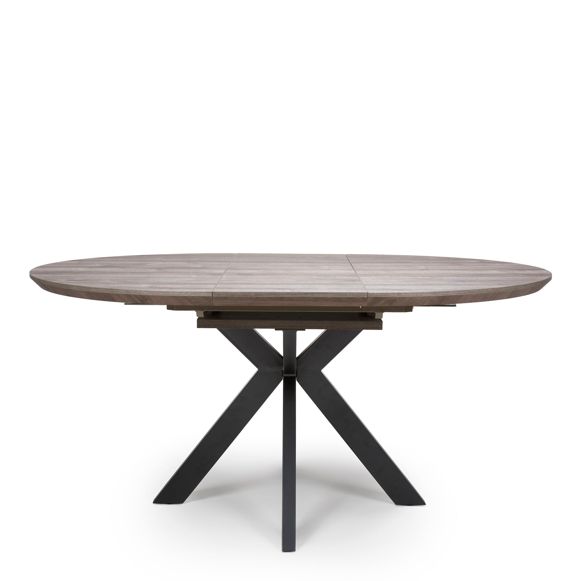 Extending Round Table 1200-1600mm - Grey Smart Top