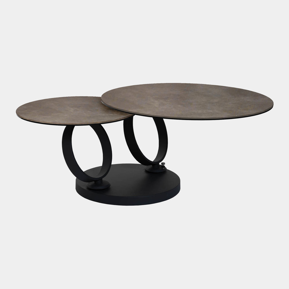 Coffee Table With Taupe Ceramic Top