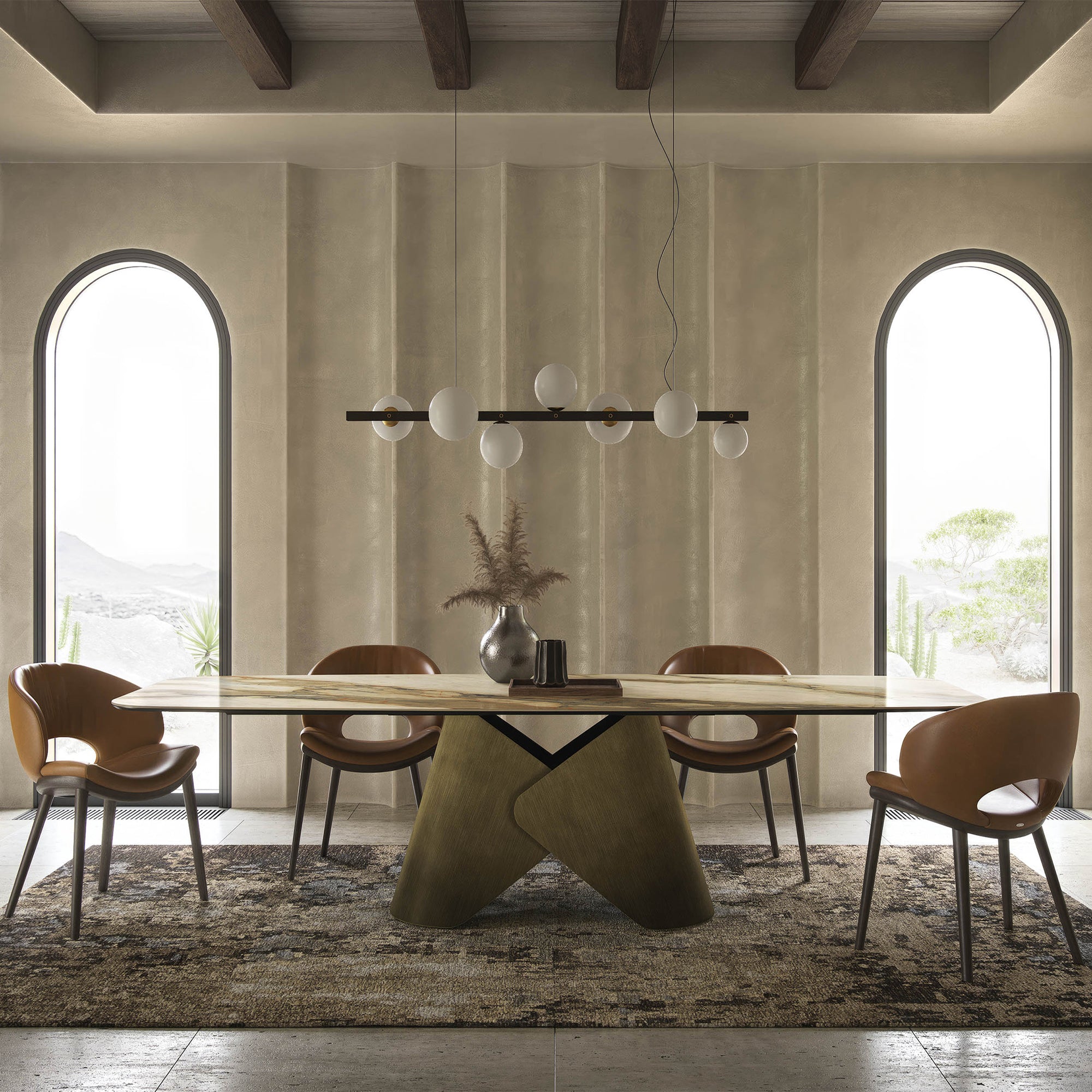 Cattelan Italia Scott Keramik - Shaped Dining Table 240cm x 120cm