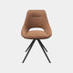 Matera - Swivel Dining Chair In PU Tan