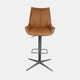 Torres - Swivel Bar Stool In PU Tan