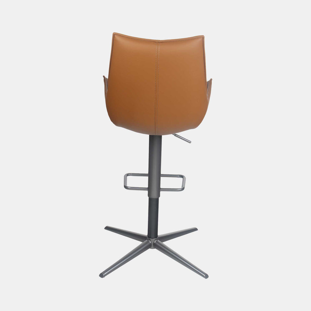 Torres - Swivel Bar Stool In PU Tan