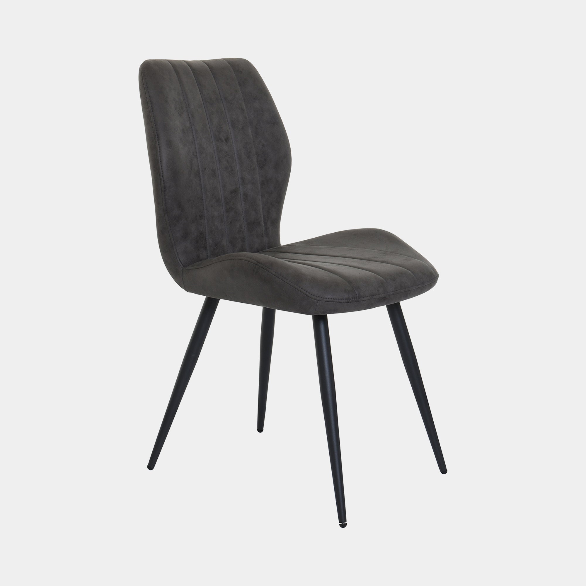Tuscan - Dining Chair Dark Grey Fabric