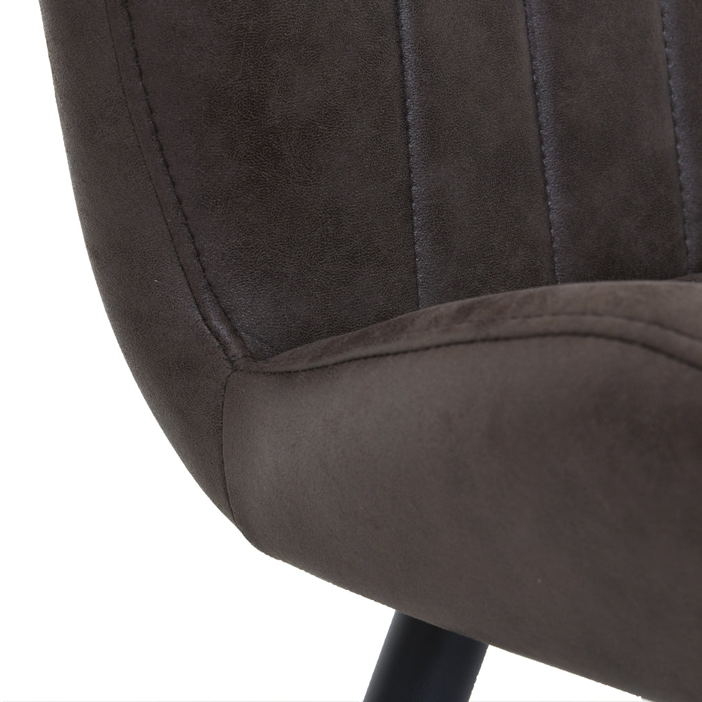 Tuscan - Dining Chair Brown Fabric