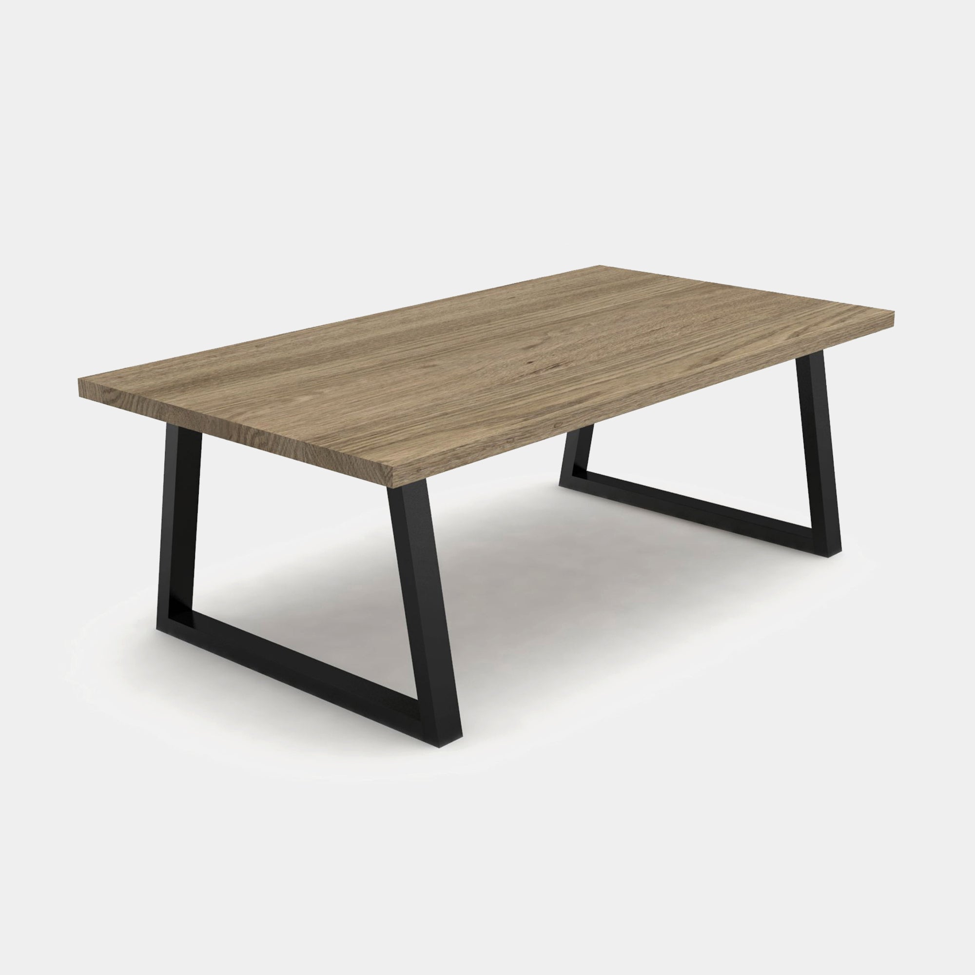 90x90x45cm Coffee Table With Black Steel Leg 8