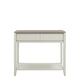 Console Table With Drawer In Grey Washed Oak With Soft Grey Finish (Assembly Required)