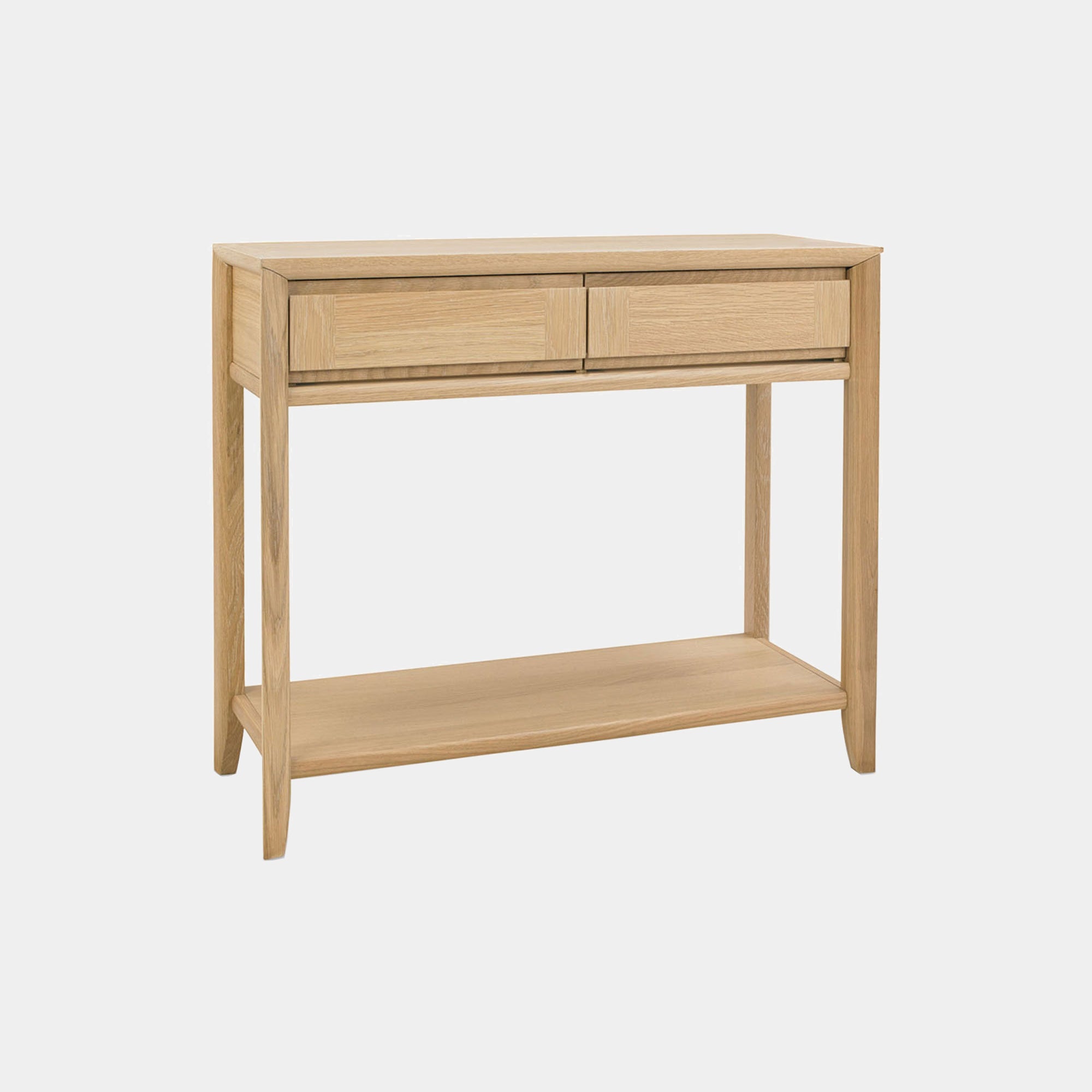 Console Table With Drawer With Oak Finish (Assembly Required)