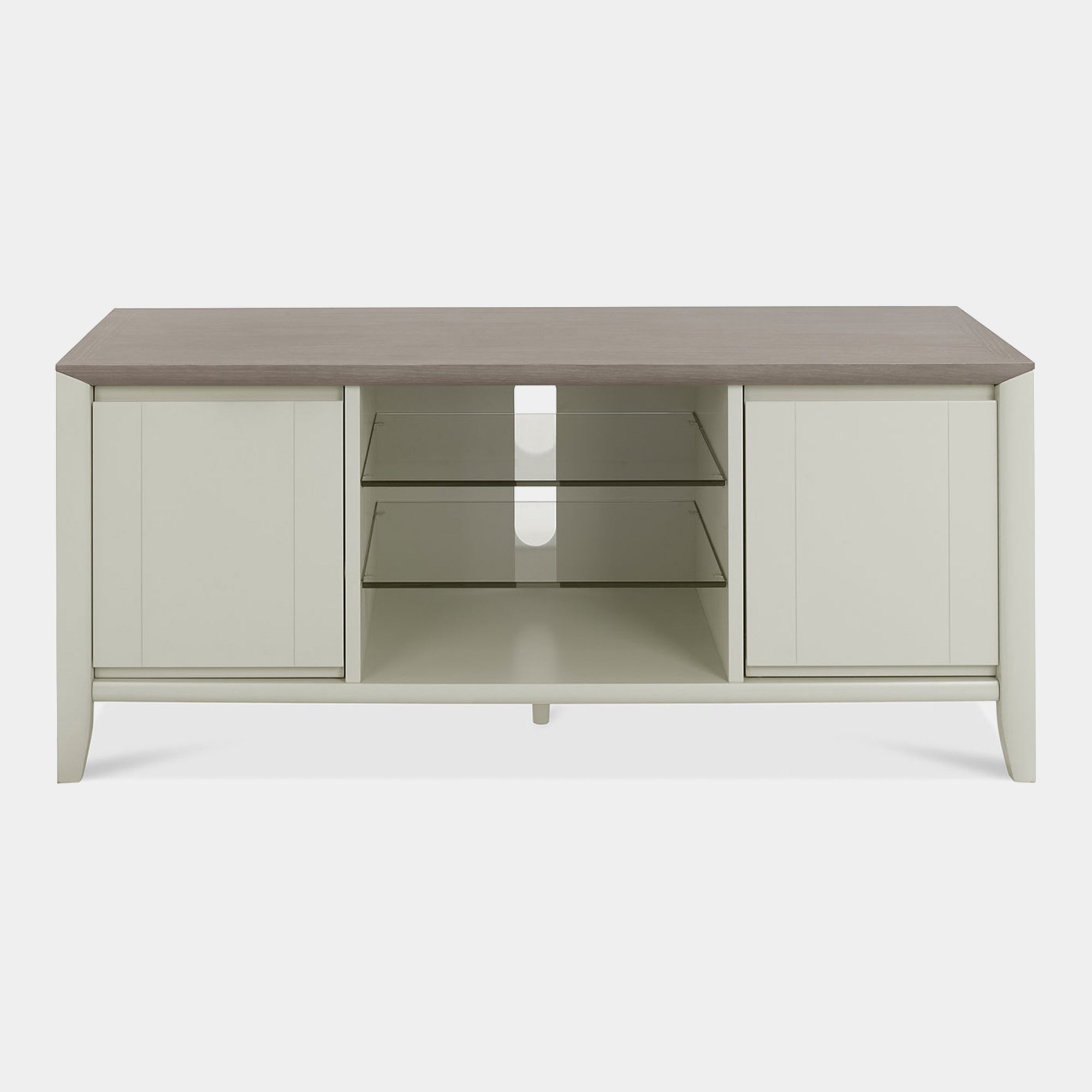 Bremen - Entertainment Unit In Grey Washed Oak With Soft Grey Finish