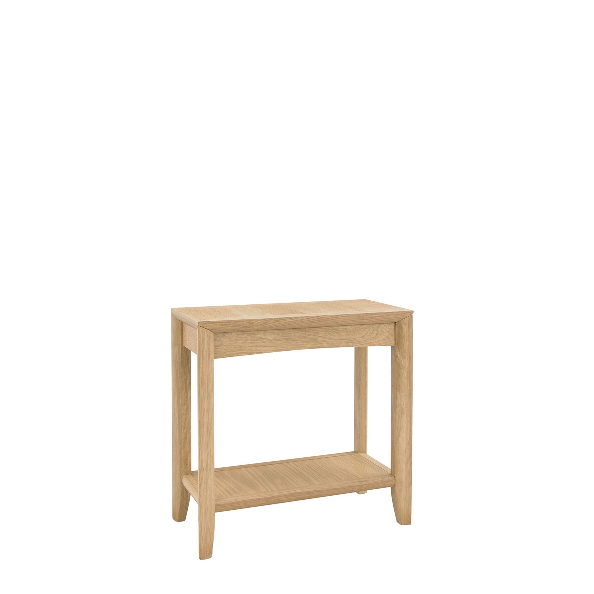 Side Table With Oak Finish (Assembly Required)