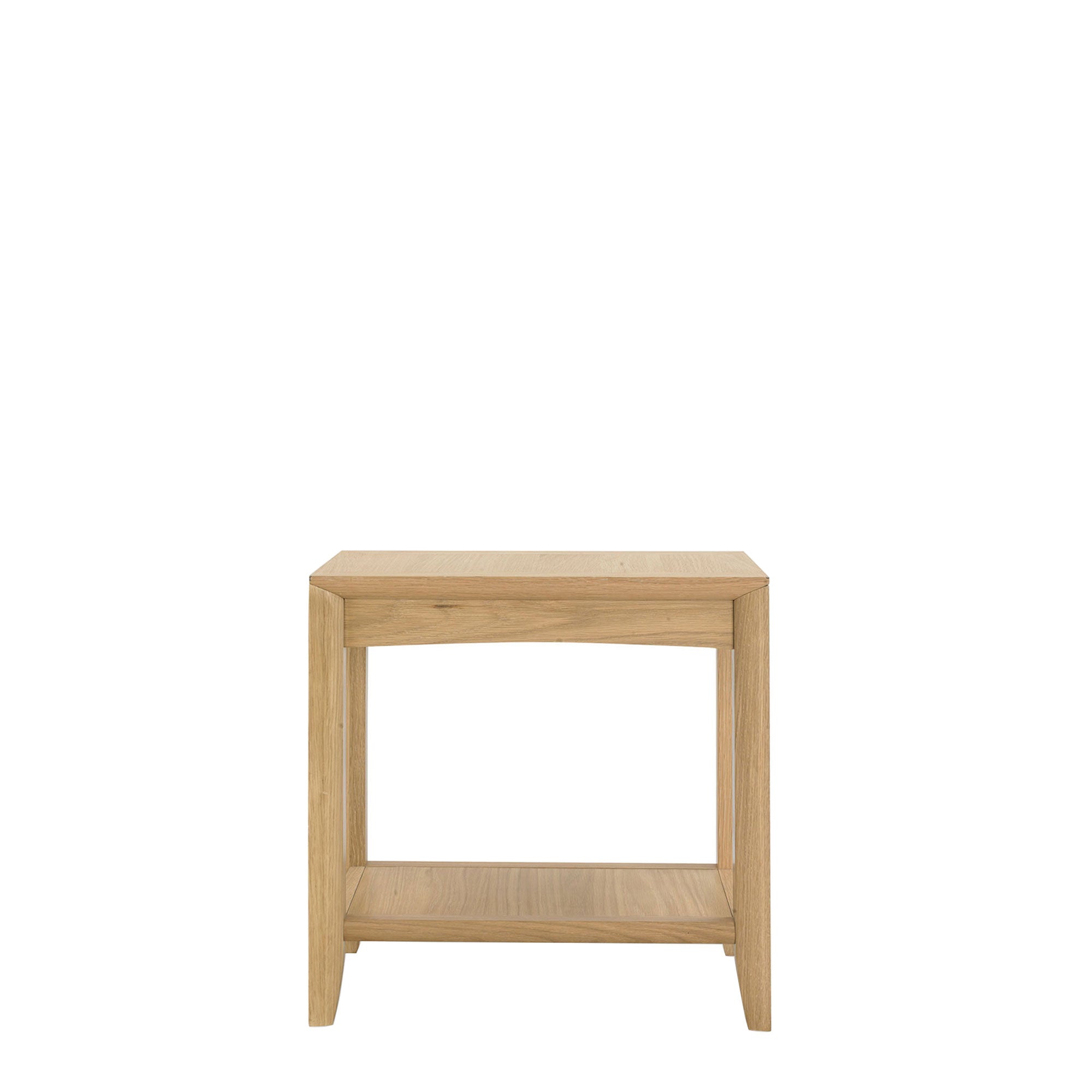 Side Table With Oak Finish (Assembly Required)