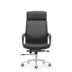 Gas Lift Office Chair In Carbon Grey PU (Assembly Required)