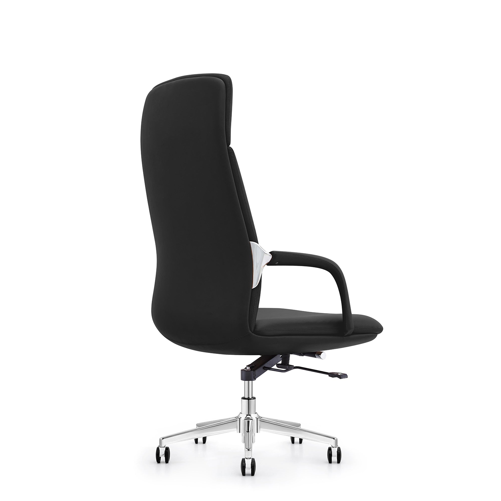 Gas Lift Office Chair In Black PU (Assembly Required)