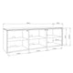 Paragon - 150CM TV Unit In Grey Gloss