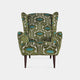 Armchair In Fabric Pattern All Over