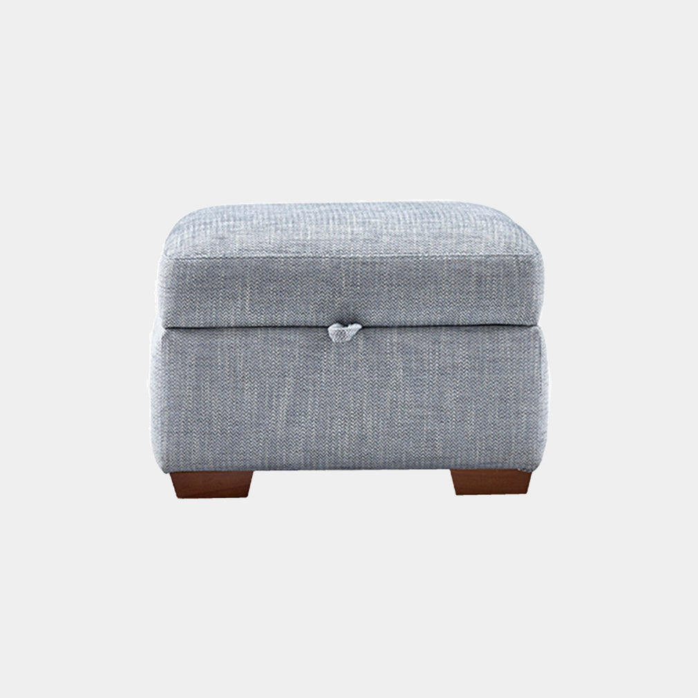 Storage Footstool In Fabric
