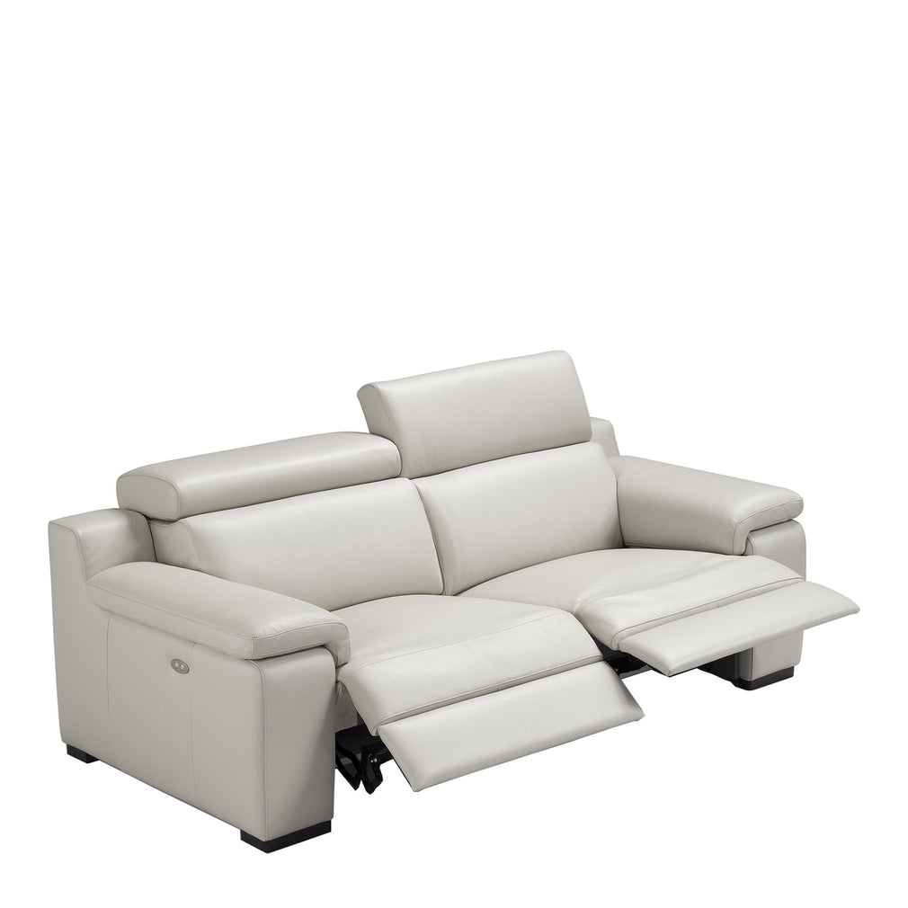 3 Seat Sofa 2 Power Recliners In Leather Cat L15