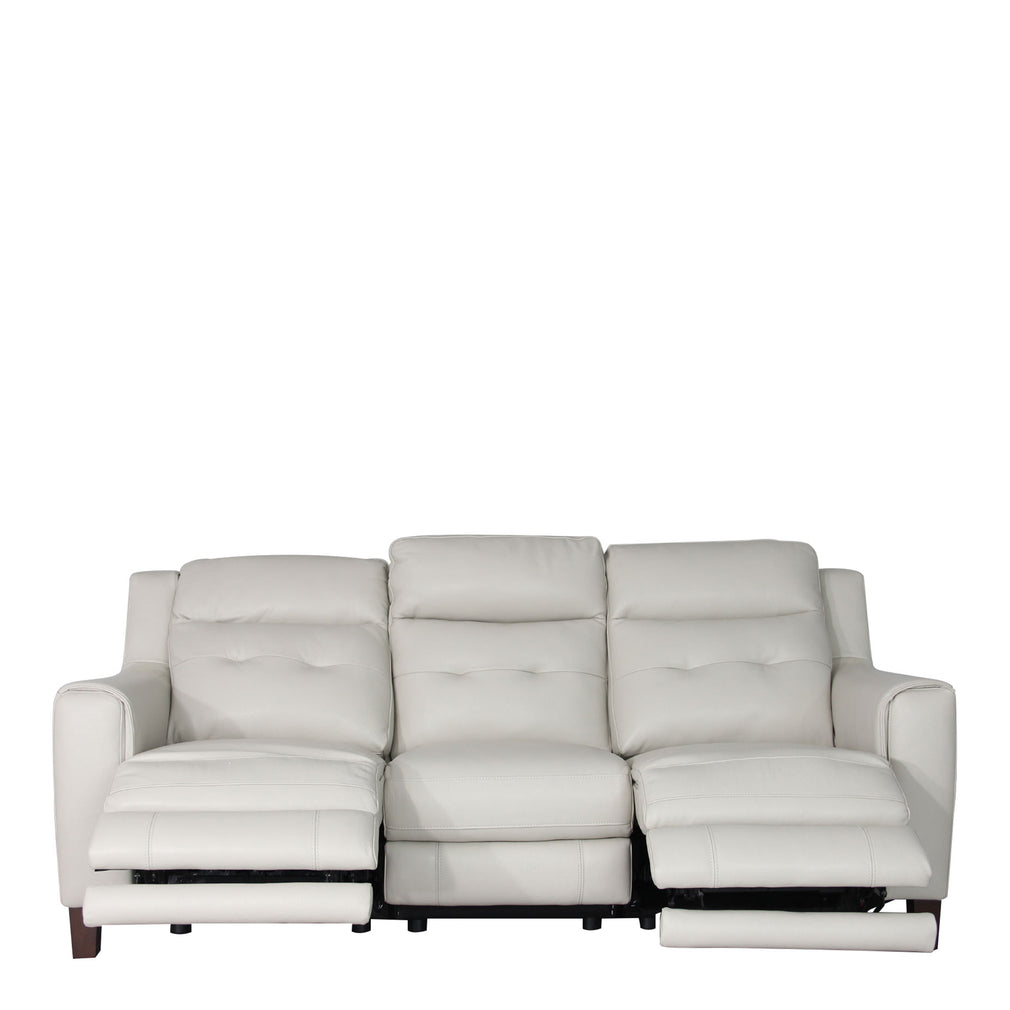 Caserta - 3 Seat Sofa With Power Recliners In Leather Cat 15 H/Split