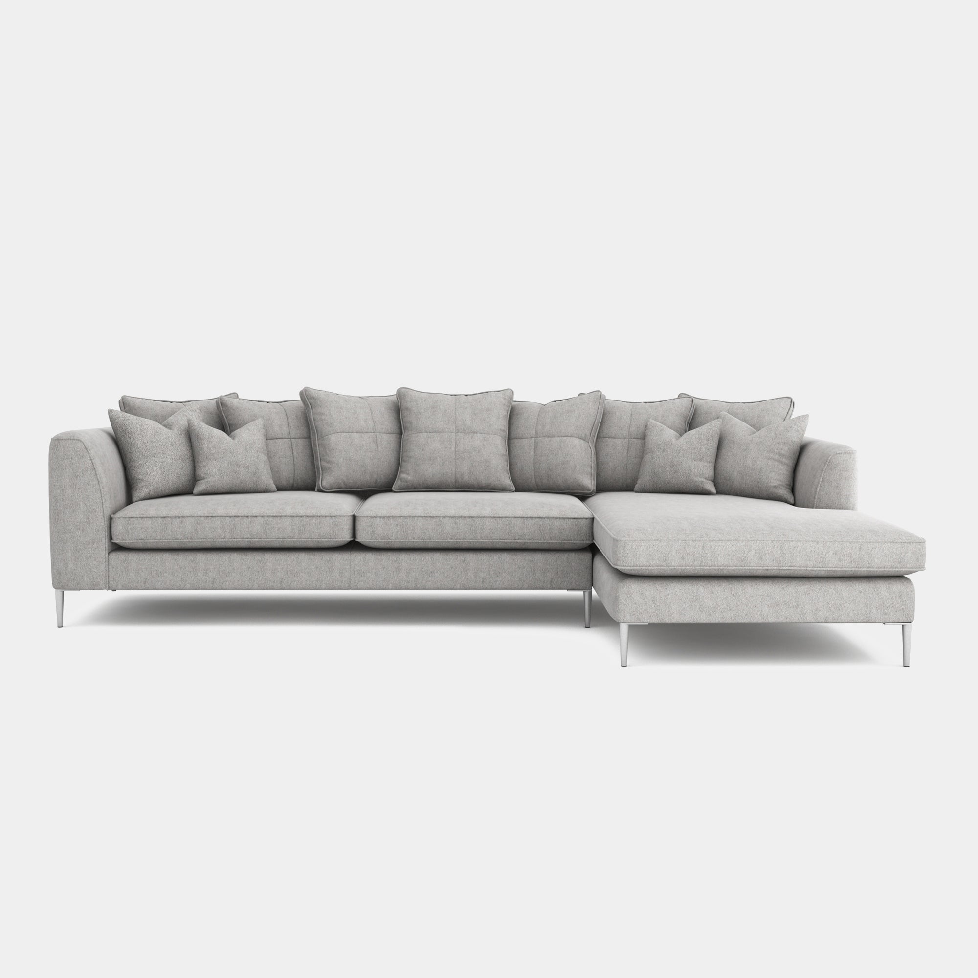 Colorado - Pillow Back Large Chaise Sofa 3 Seat 1 Arm LHF With Chaise RHF In Grade B Fabric