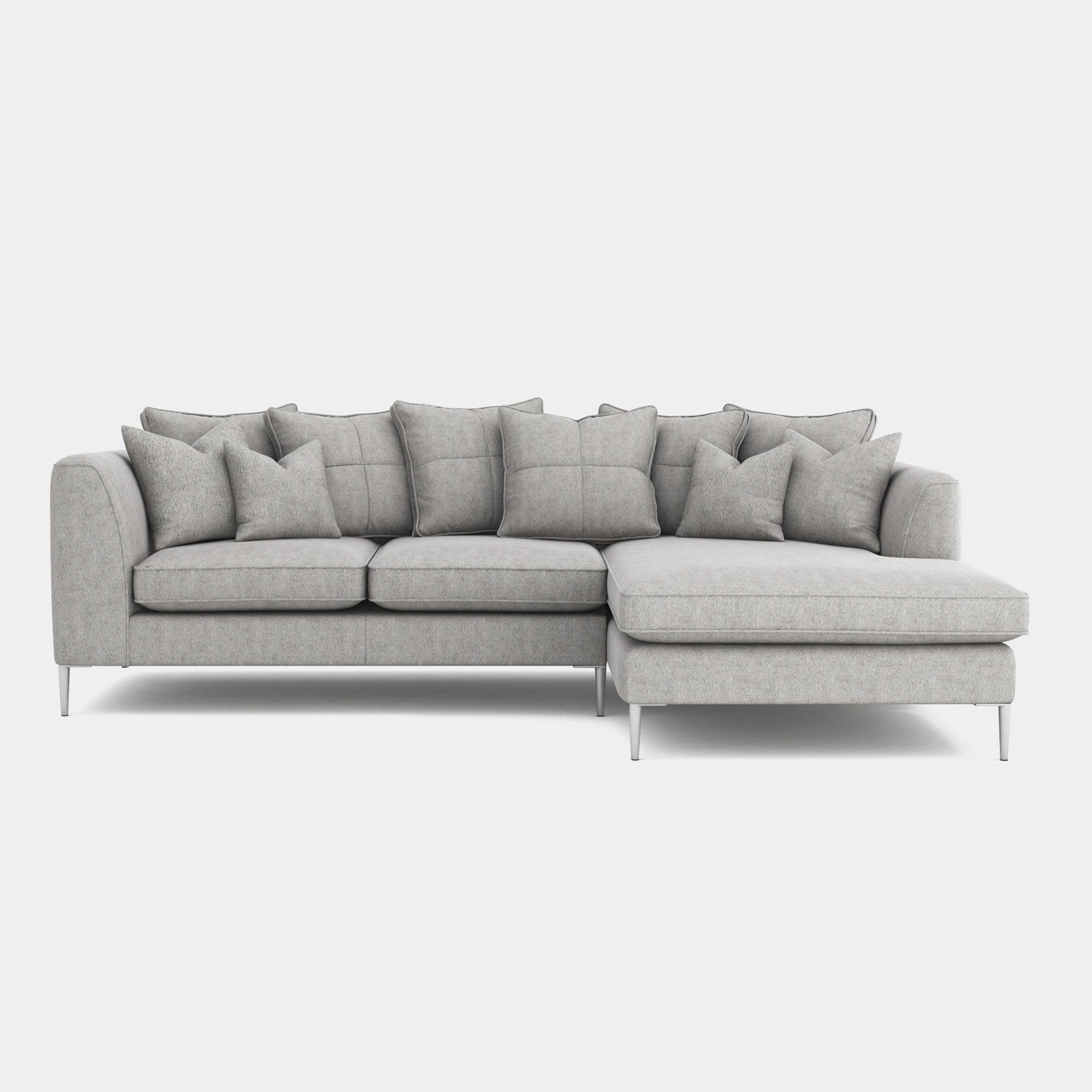 Colorado - Pillow Back Small Chaise Sofa 3 Seat 1 Arm LHF With Chaise RHF In Grade B Fabric