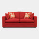 Large Sofa Inc 2 x Bolsters  In Fabric Grade 1