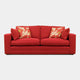 Extra Large Sofa Inc 2 x Bolsters  In Fabric Grade 1