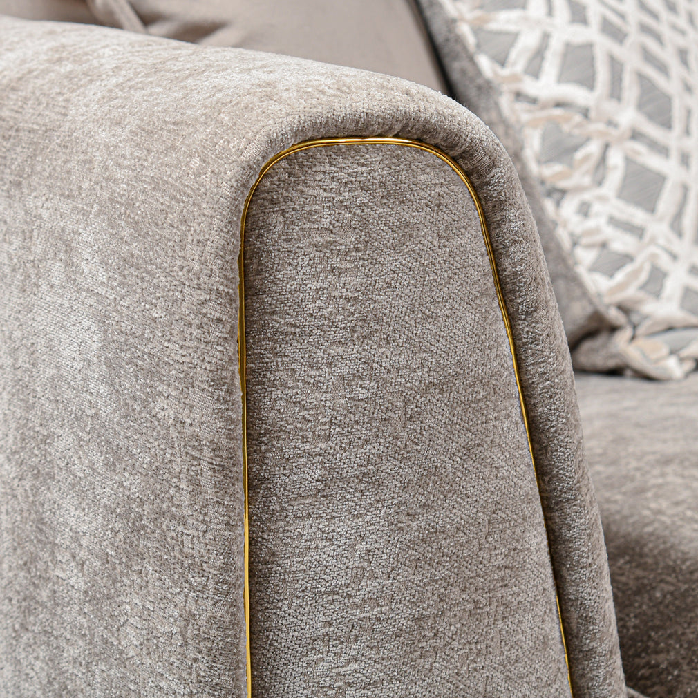 Adele - 3 Seat Sofa In Fabric Band 1 Pluto