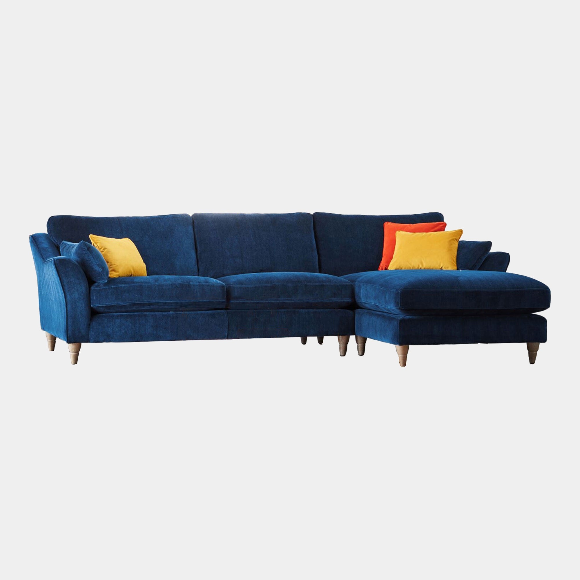 Oscar - RHF Chaise Sofa In Fabric Manhattan