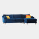 Oscar - RHF Chaise Sofa In Fabric Manhattan