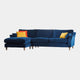 Oscar - LHF Chaise Sofa In Fabric Manhattan