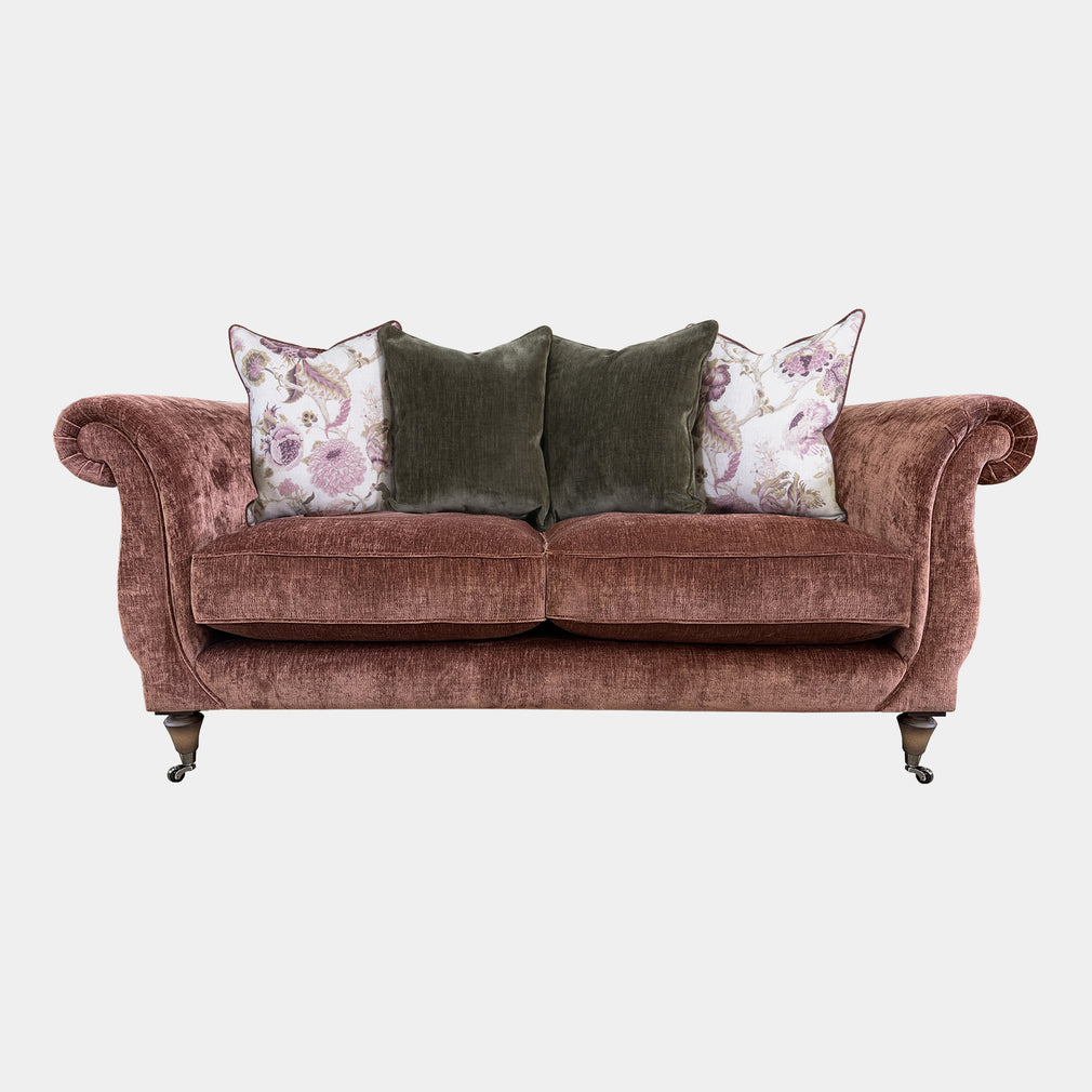 Brancaster - 2 Seat Pillow Back Sofa In Fabric Blanik