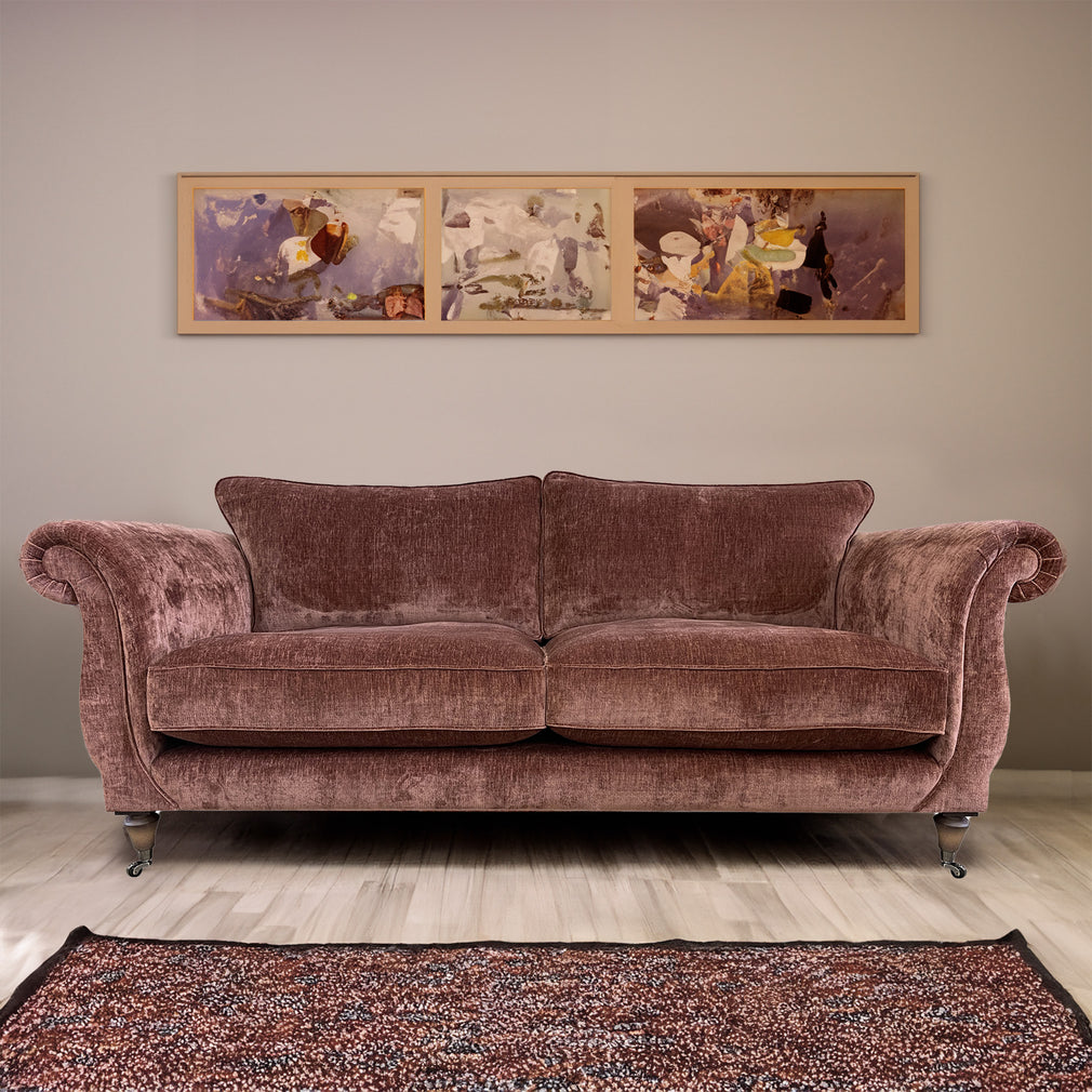 Standard Back 2 Seat Sofa In Fabric Blanik