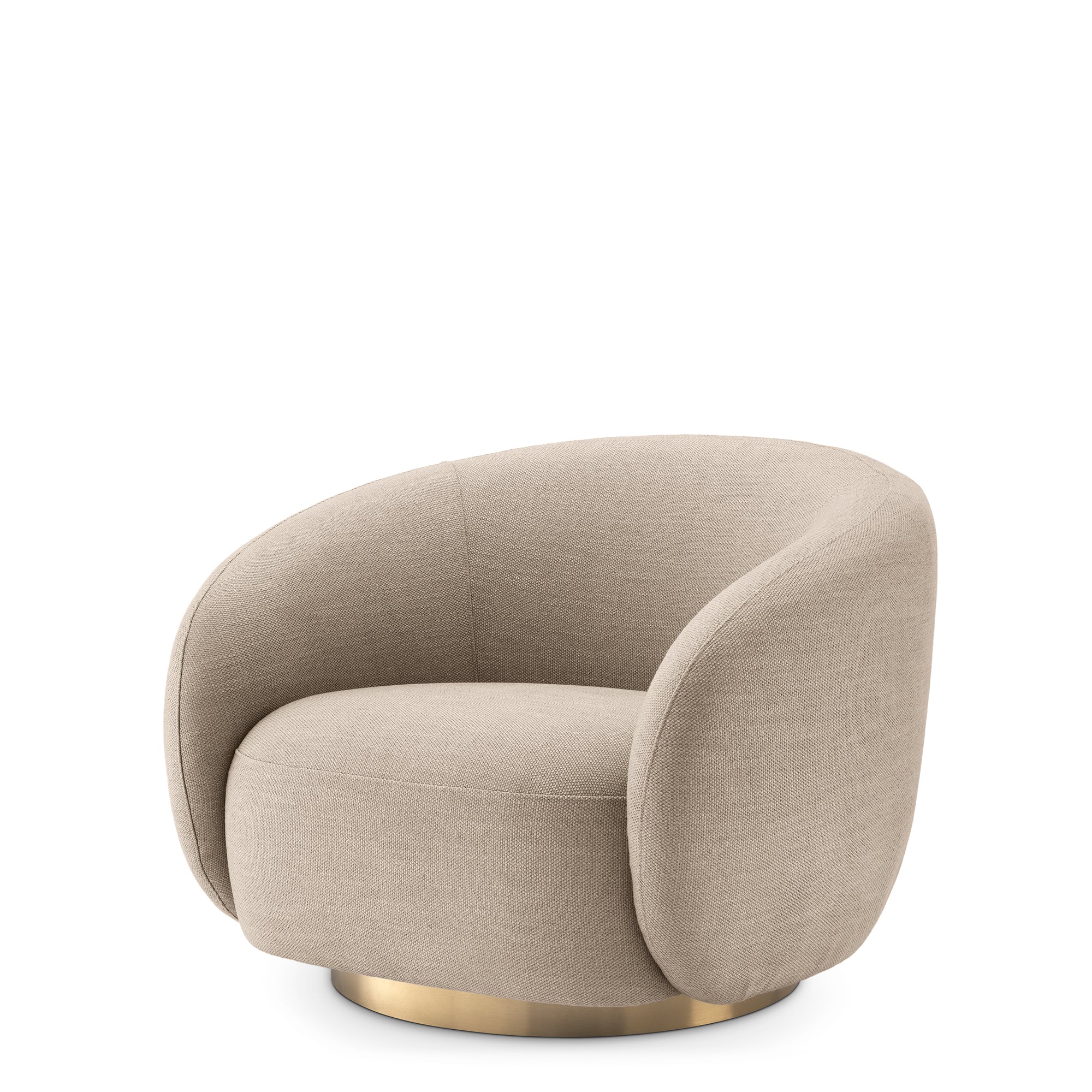 Eichholtz Brice - Swivel Chair In Avalon Sand