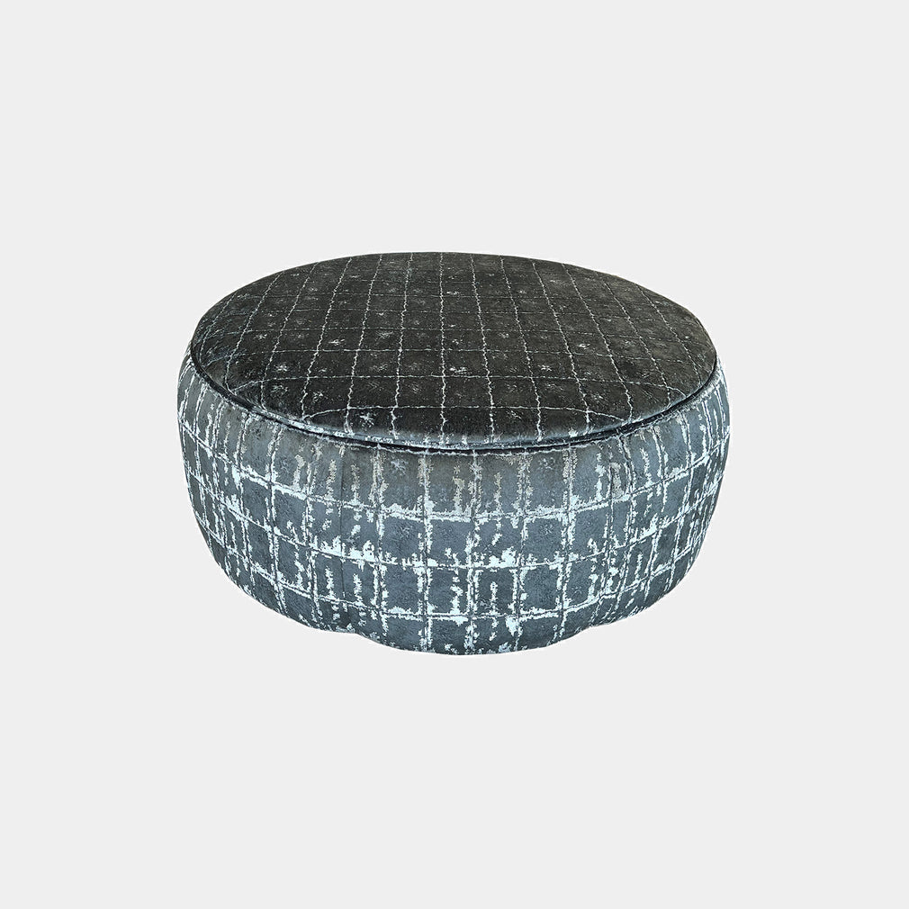 Large Stool In Fabric