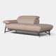 Ancona - LHF Chaise Longue In Fabric  Or Leather Leather Cat B