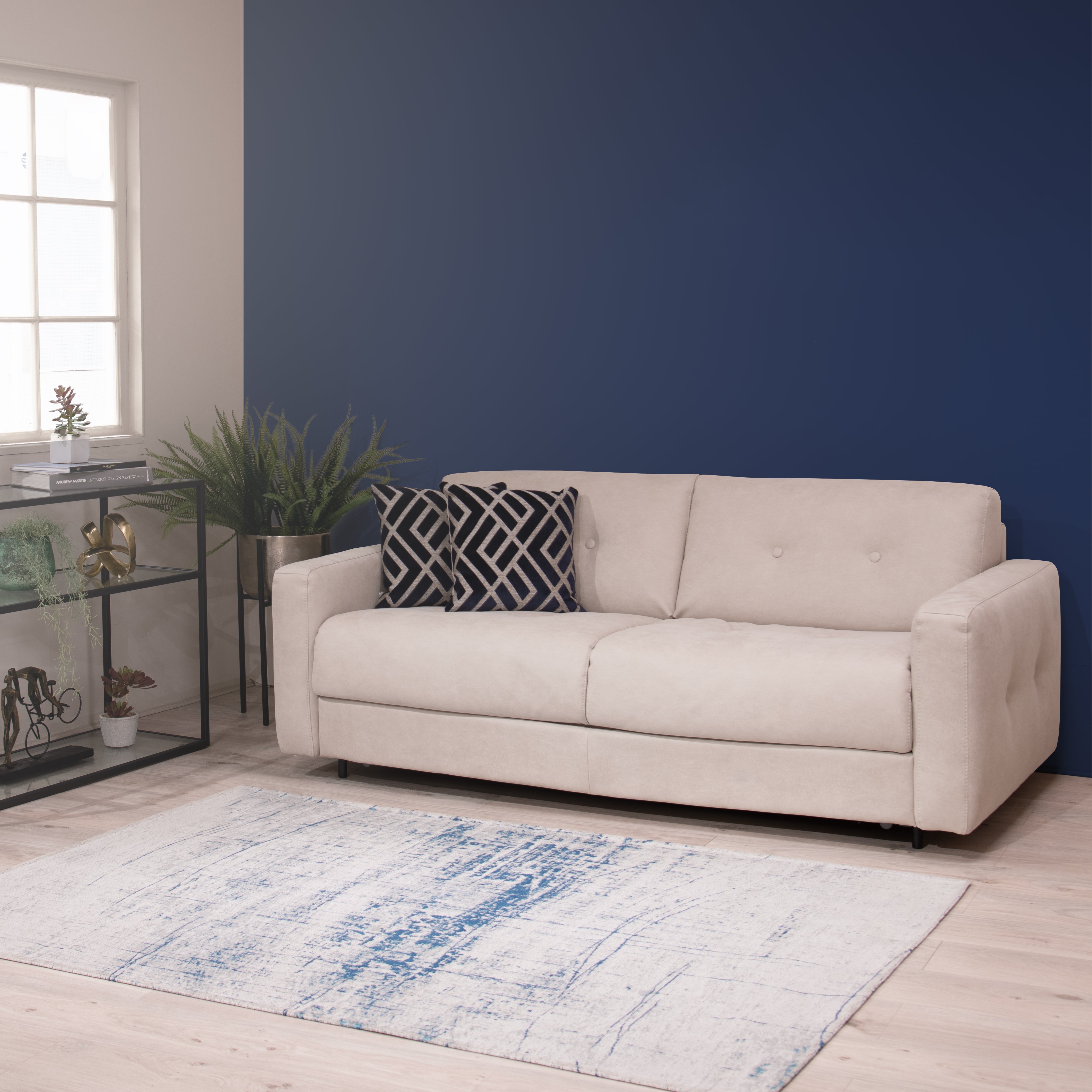 Luciano - 2 Seat Maxi Sofabed In Fabric Or Leather Microfibre