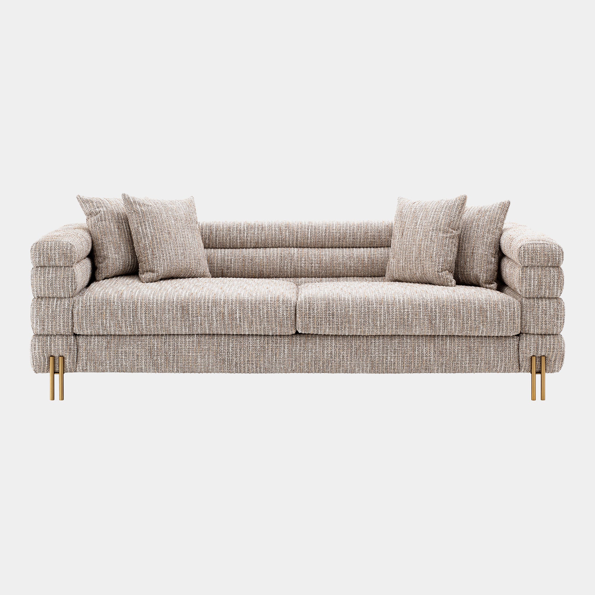 Eichholtz York - Large Sofa In Fabric Mademoiselle Beige