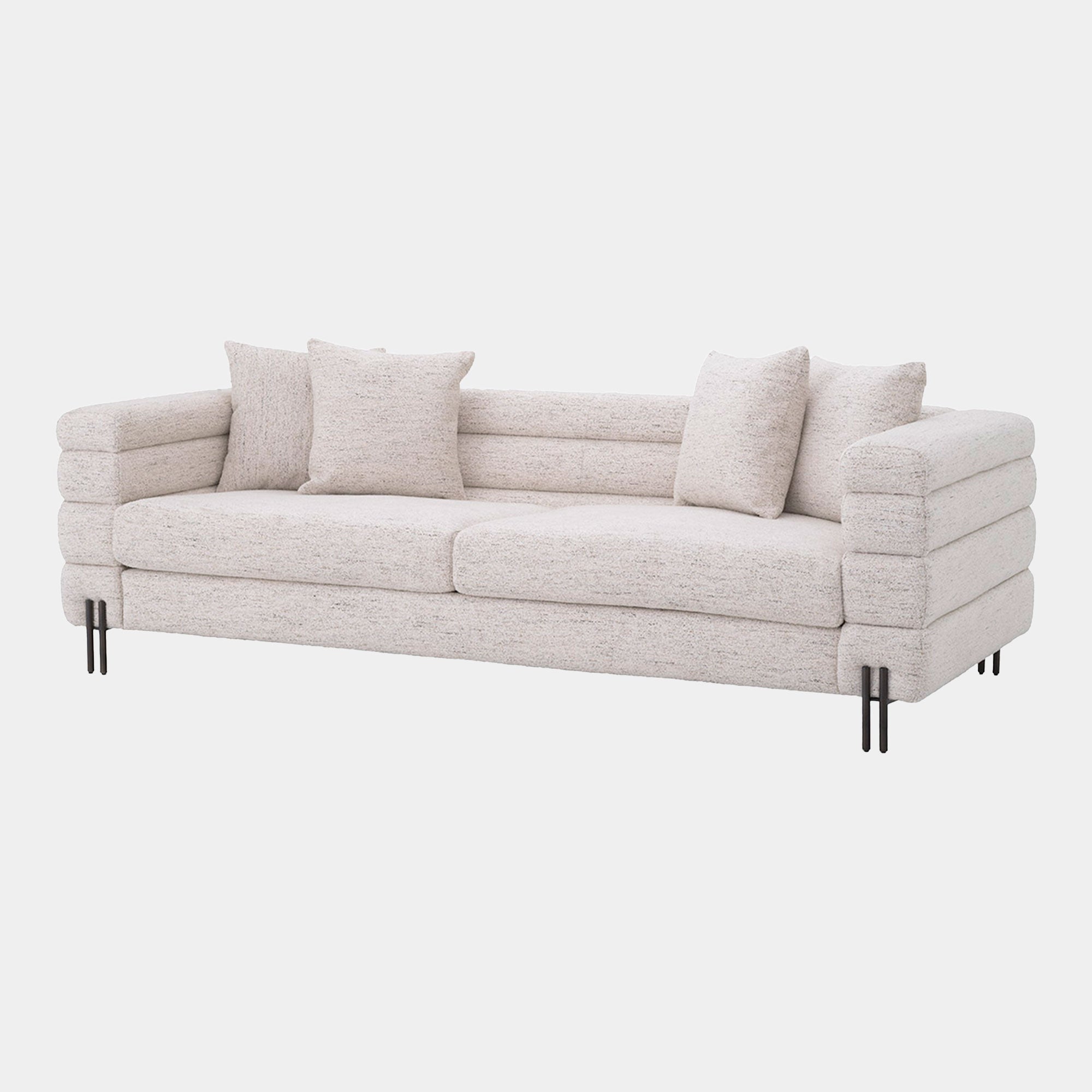 Large Sofa In Fabric Seashell Off-White