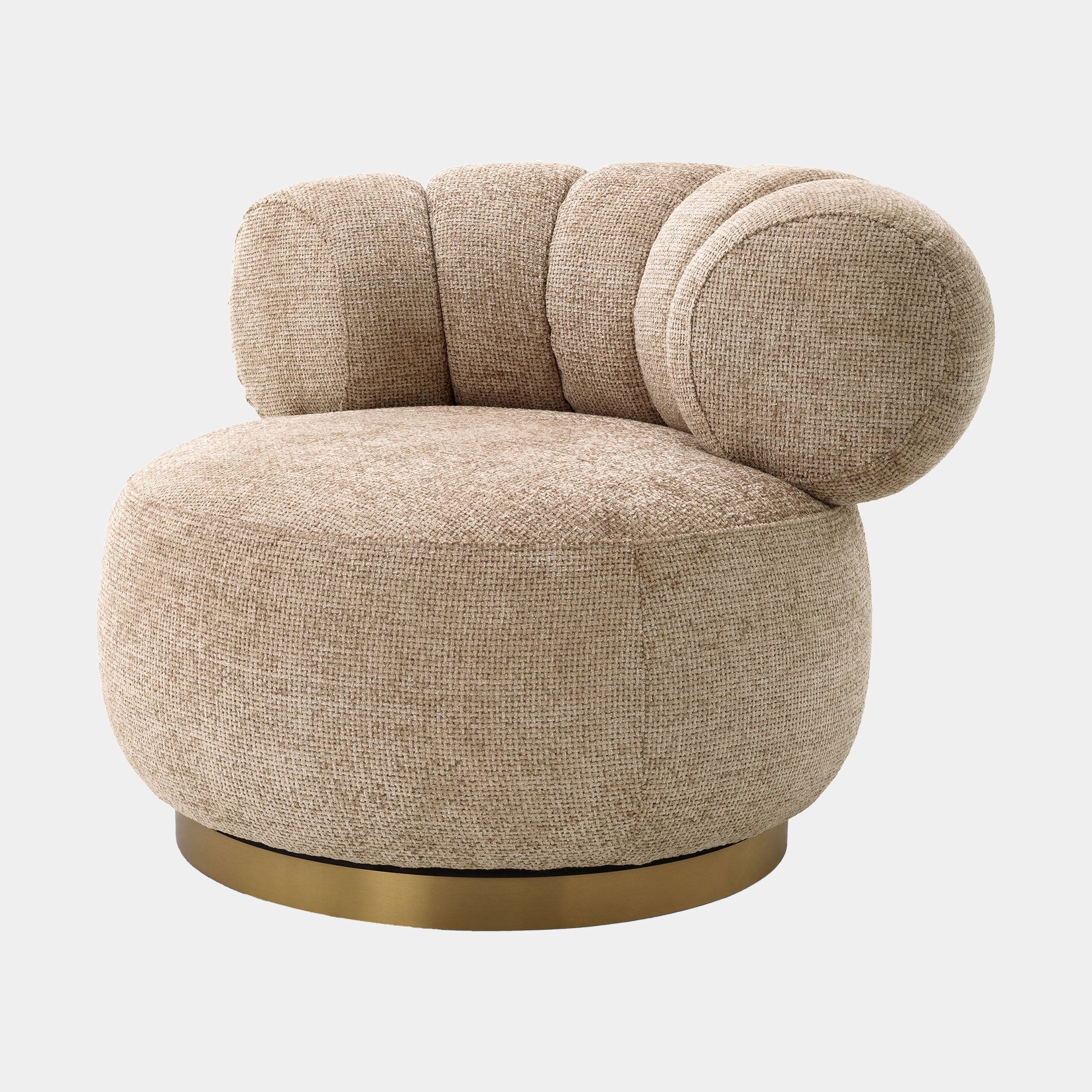 Eichholtz Phedra - Swivel Chair In Fabric Lyssa Sand