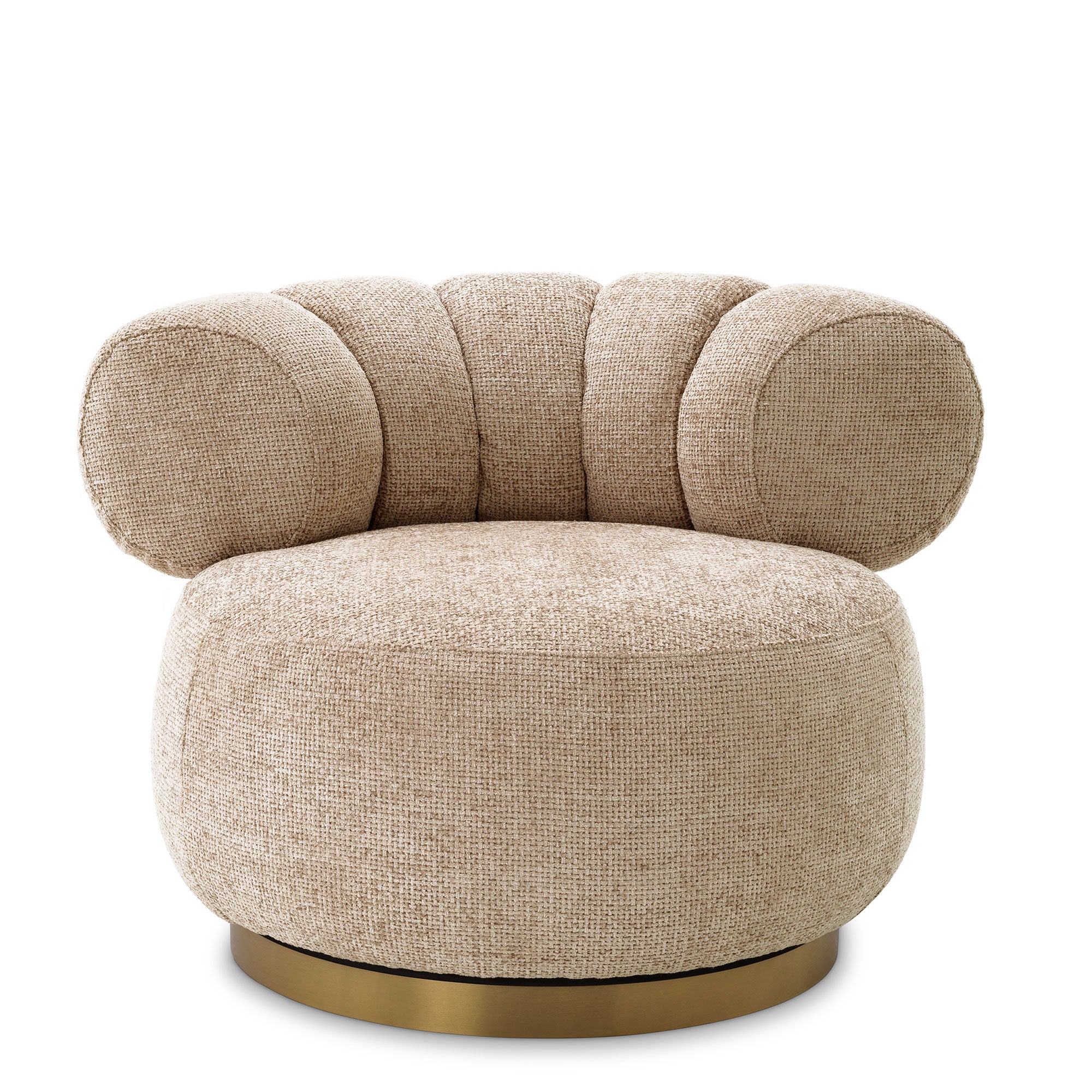 Eichholtz Phedra - Swivel Chair In Fabric Lyssa Sand