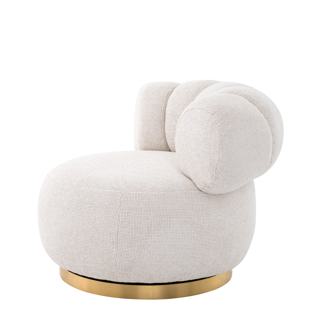 Eichholtz Phedra - Swivel Chair In Fabric Lyssa Off-White