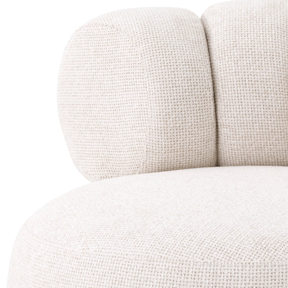 Eichholtz Phedra - Swivel Chair In Fabric Lyssa Off-White