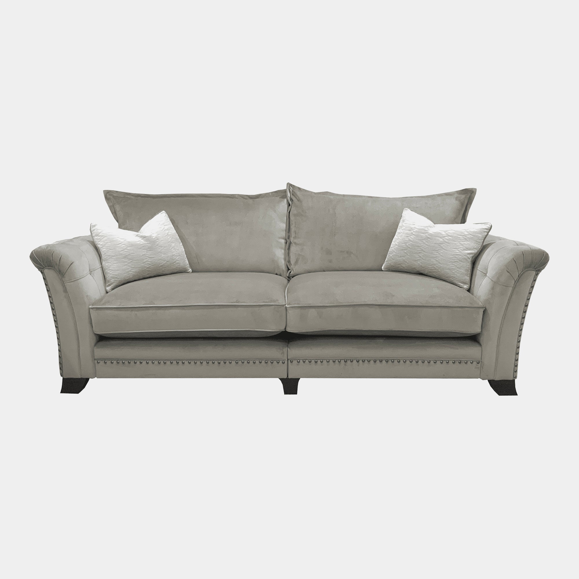 Gabriella - Standard Back 4 Seat Split Sofa In Fabric Band 1