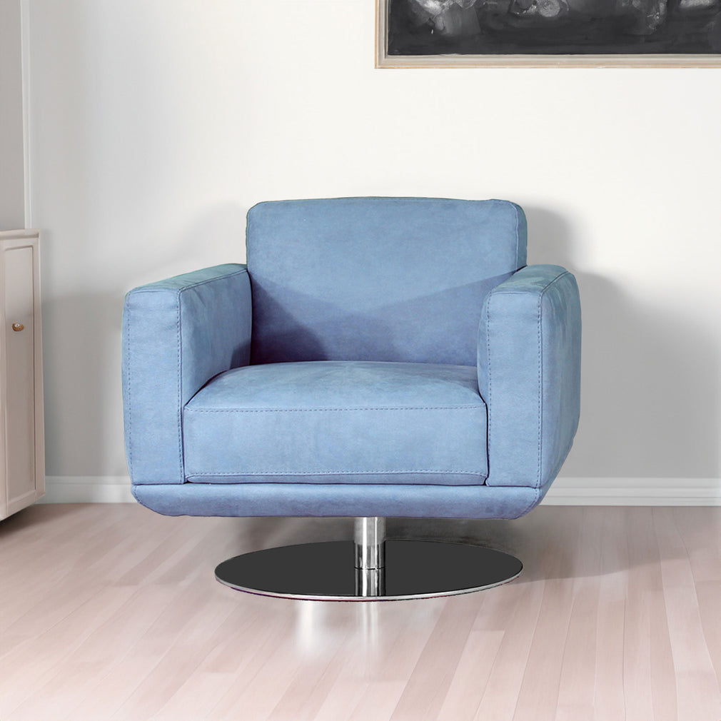 Genova - Swivel Chair In Fabric Microfibre